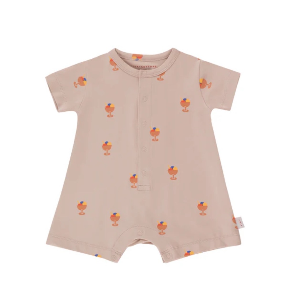 Tiny cottons icecream cup - dusty pink/ papaya